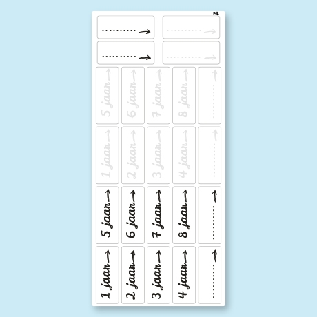 Groeimeterlabels
