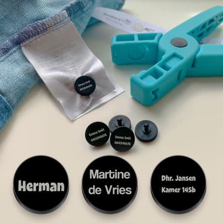 Kledingtag instructies